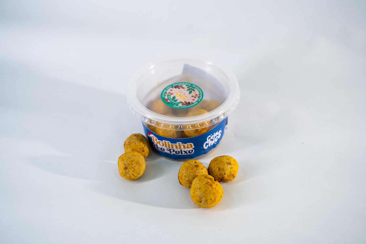 Bolinhas de Natal de peixe - Entrada Ceia de Natal