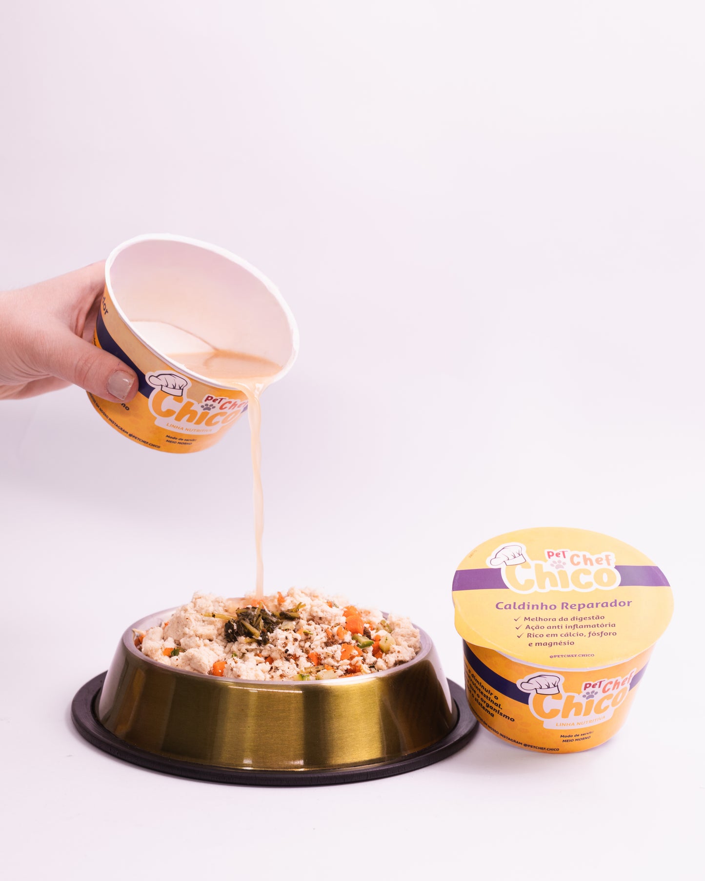 Caldinho Reparador para cães e gatos (150g)