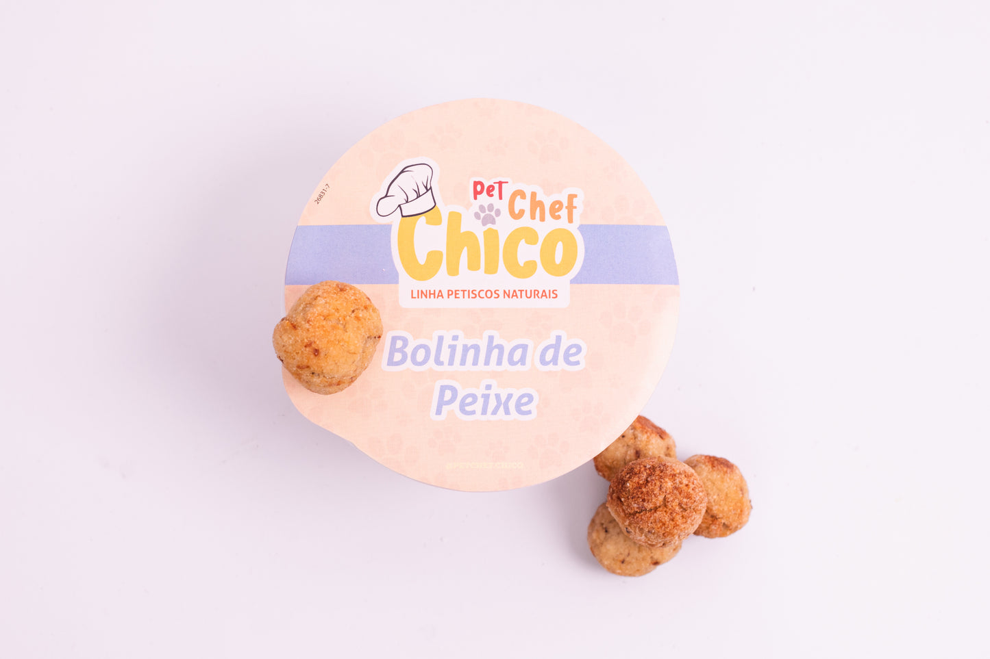 Bolinha de Peixe - Petisco Natural para Cães e Gatos