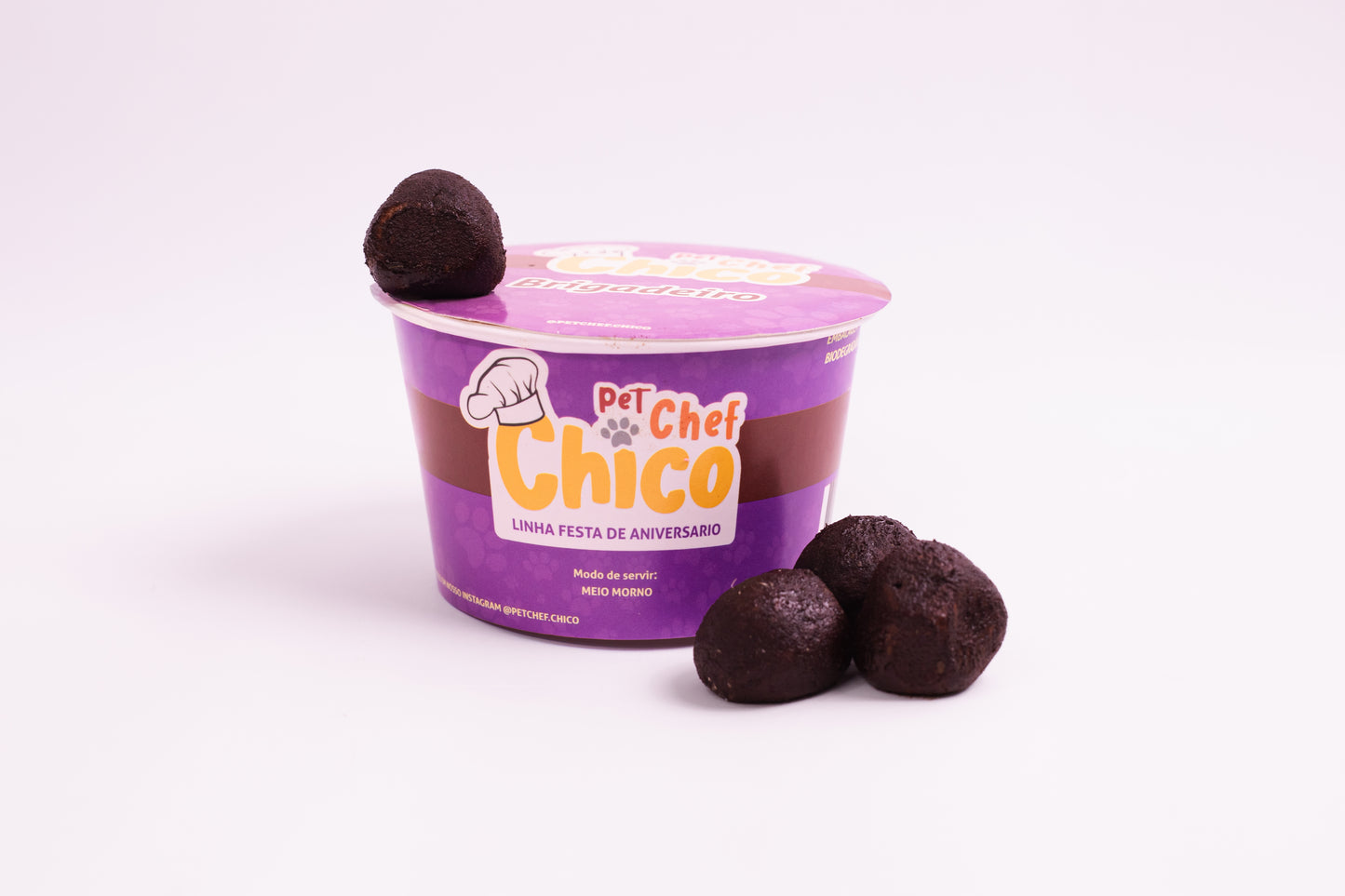 Brigadeiro -  Petisco Natural para Cães e Gatos