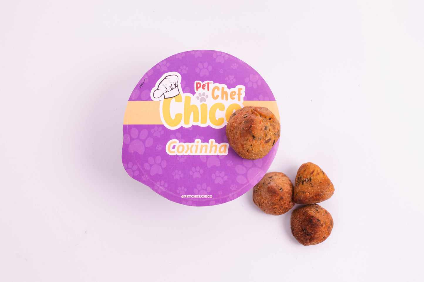 Coxinha -  Petisco Natural para Cães e Gatos