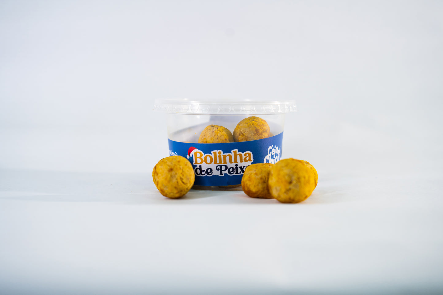 Bolinhas de Natal de peixe - Entrada Ceia de Natal